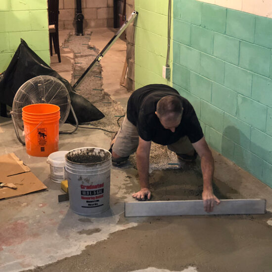 Cast iron drain Lines being replaced