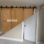 Remove Barn Doors from Bedroom wall