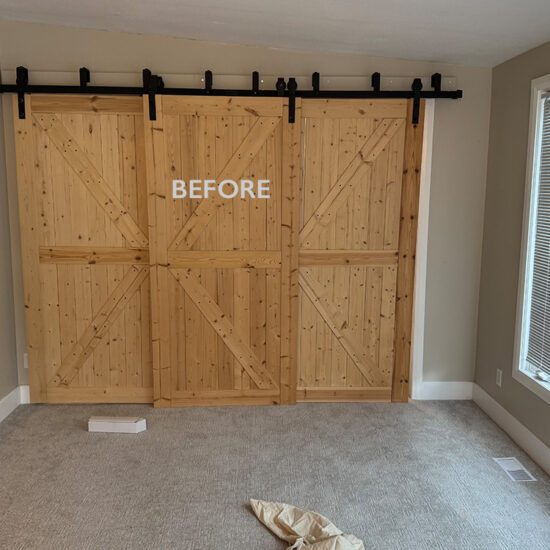 Triple Bypass Barn Door Removal